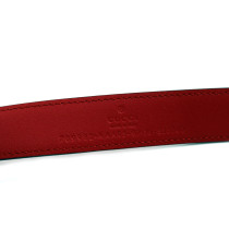 Gucci Cintura Pelle Rossa e Bianca