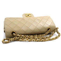 Chanel Classica Small Pelle Beige