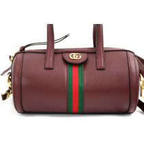 Gucci Cilindro Pelle Bordeaux