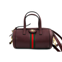 Gucci Cilindro Pelle Bordeaux