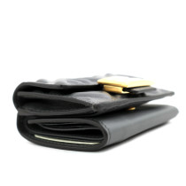 Fendi Portafoglio Pelle Grigia