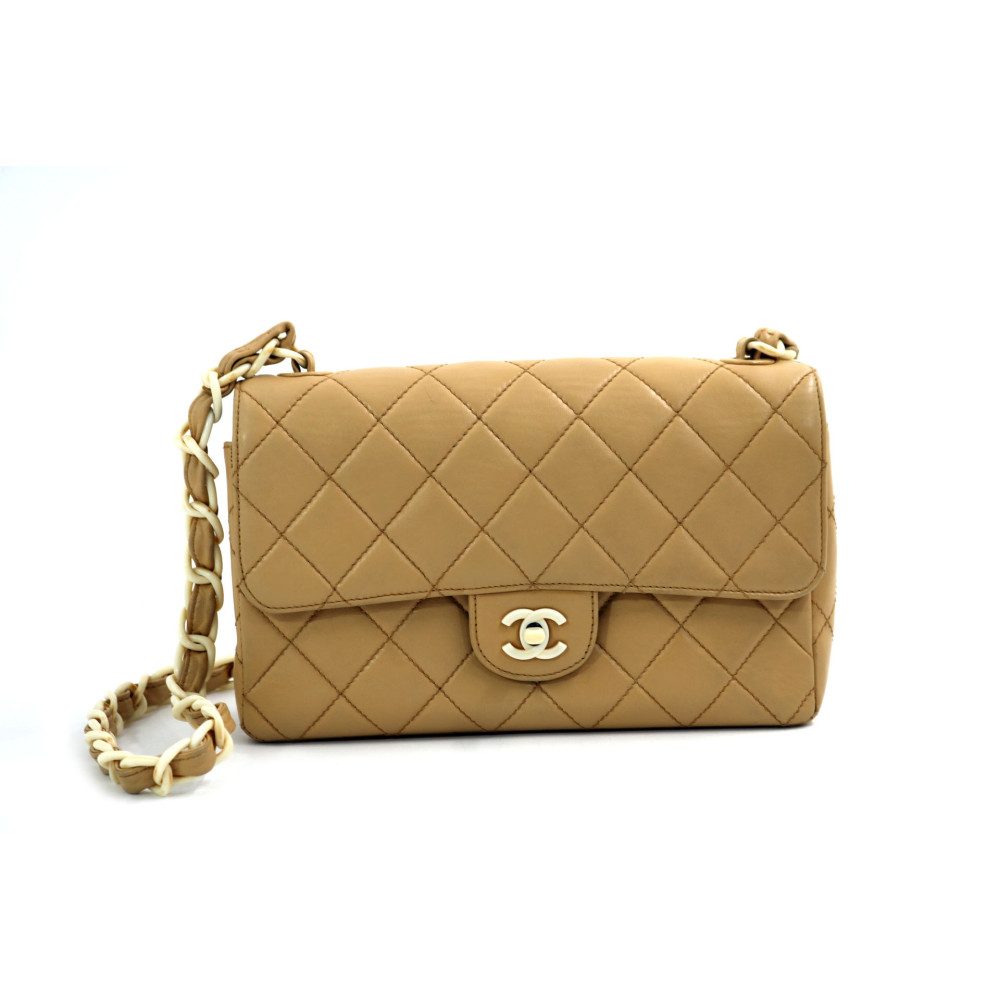 Chanel Classica Pelle Tortora