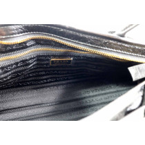Prada Bonnie Medium Pelle Nera