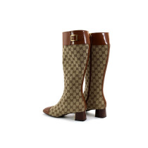Gucci Stivali Ellis GG Beige
