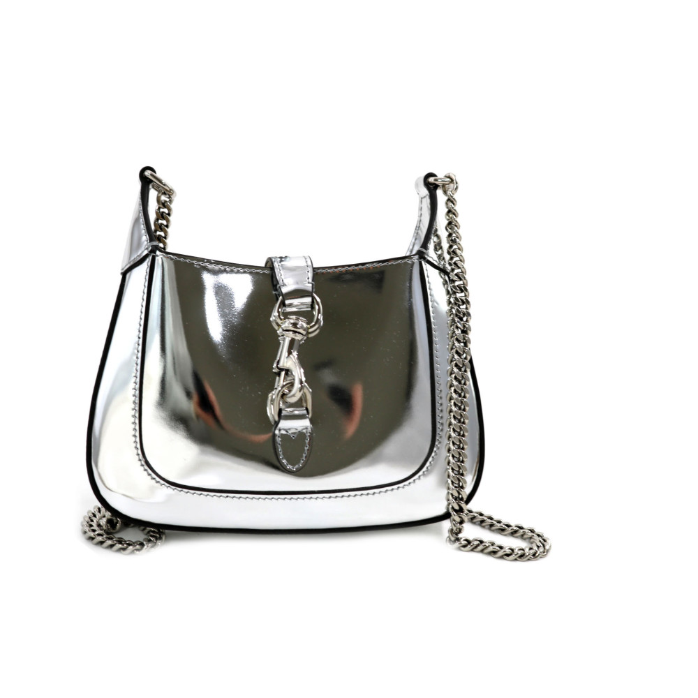 Gucci Jackie Notte Pelle Argento