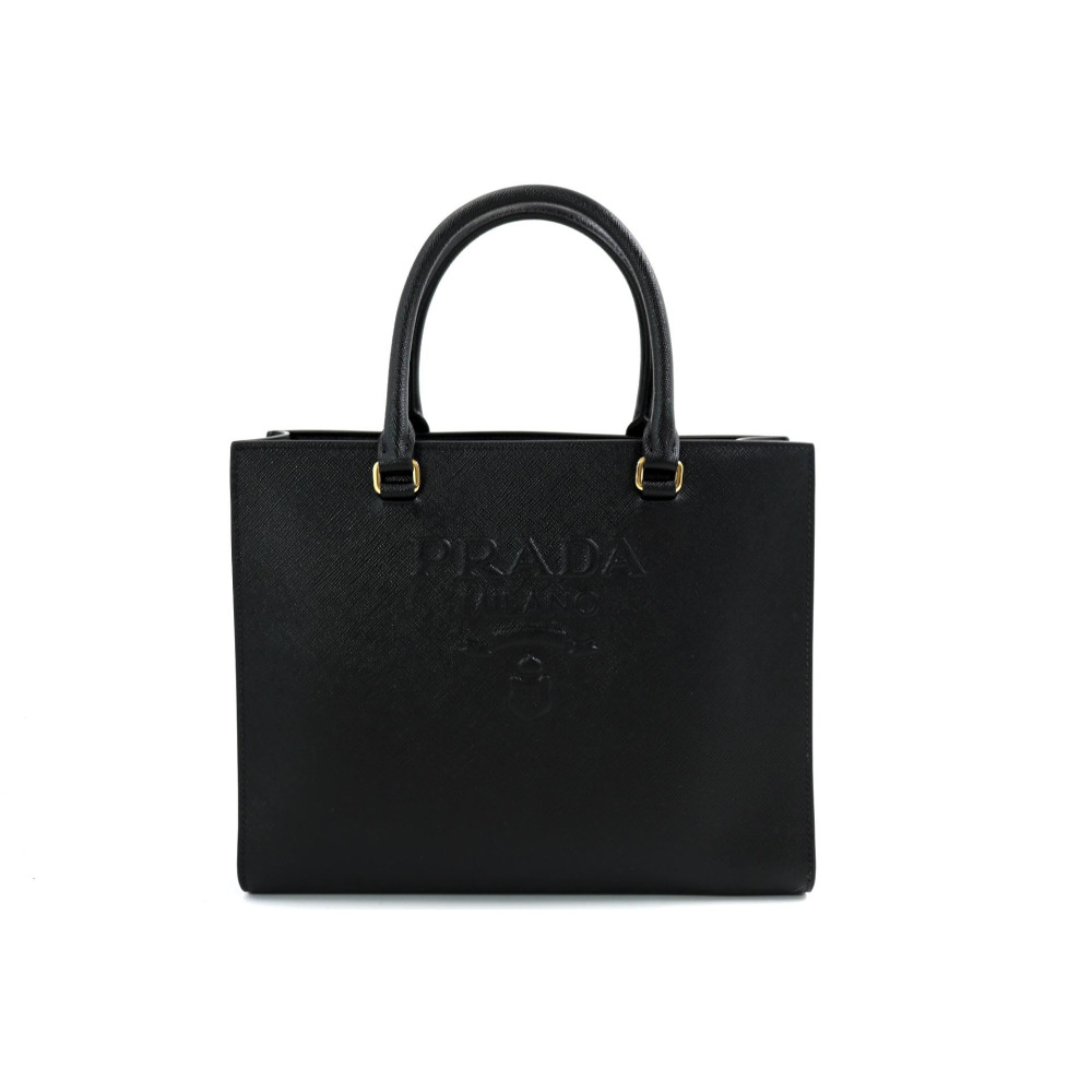 Prada Shopping Pelle Nera