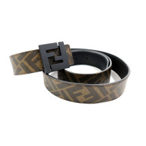 Fendi Cintura Pelle Marrone