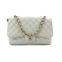 Chanel Jumbo Pelle Caviar Bianca