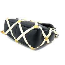 Valentino Roman Stud Pelle Nera e Bianca