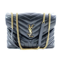 Saint Laurent Lou Lou Medium Pelle d'Agnello Nera