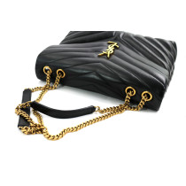 Saint Laurent Lou Lou Medium Pelle d'Agnello Nera