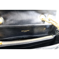 Saint Laurent Lou Lou Medium Pelle d'Agnello Nera