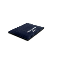 Balenciaga Portacarte Pelle Blu