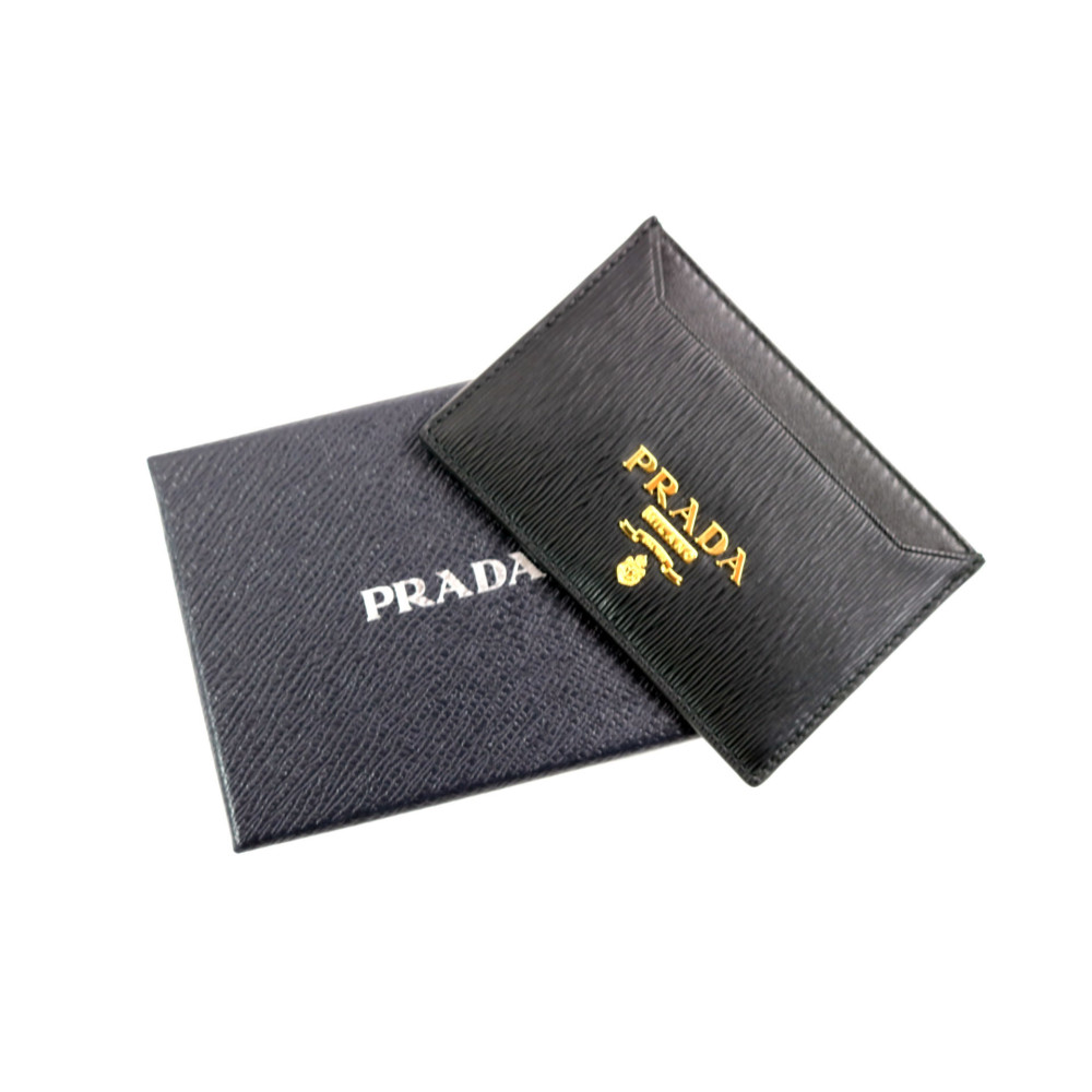 Prada Portacarte Pelle Saffiano Nero