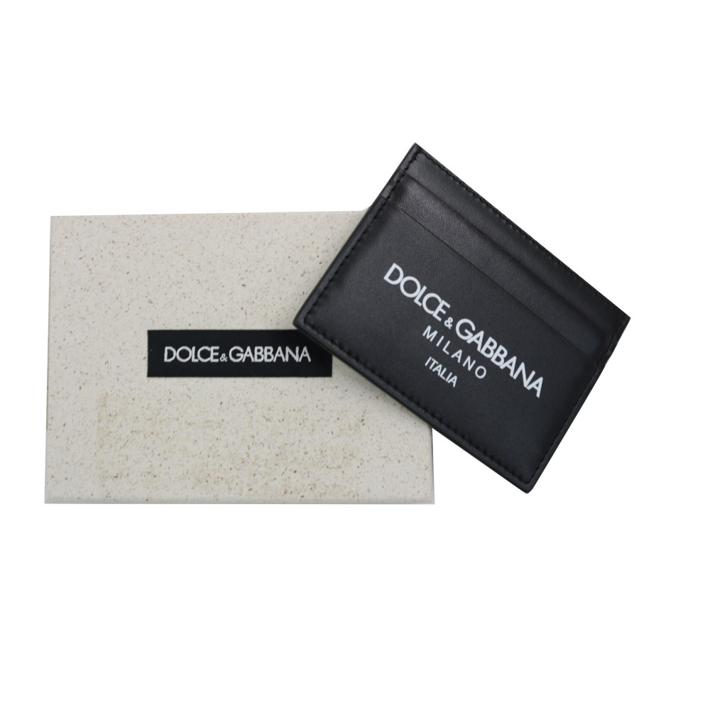 Dolce & Gabbana Portacarte Pelle di Vitello Nera