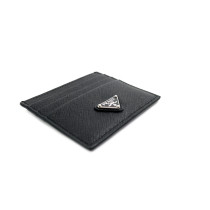 Prada Portacarte Pelle Saffiano Nero