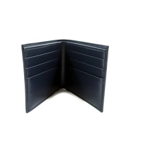 Dolce & Gabbana Portafoglio Bi-Fold Pelle di Vitello Blu