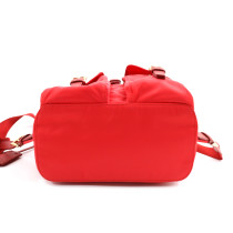 Prada Zaino Re - Edition Tela Vela Rossa