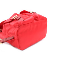 Prada Zaino Re - Edition Tela Vela Rossa