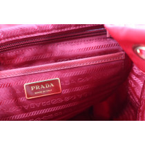 Prada Zaino Re - Edition Tela Vela Rossa
