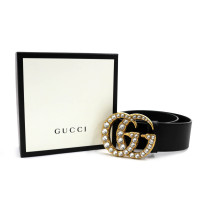 Gucci Cintura Marmont Pelle Nera