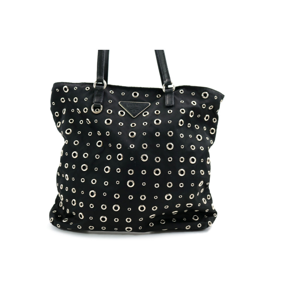 Prada Square MM Tela Nera