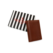 Valentino Portadocumenti Pelle Marrone