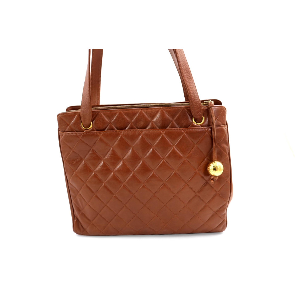 Chanel Shopping Pelle Marrone