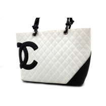 Chanel Cambon Pelle Bianca e Nera