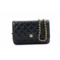 Chanel Woc Classico Pelle Martellata Nera