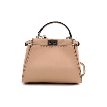 Fendi Peekaboo Mini Selleria Cuir Rose