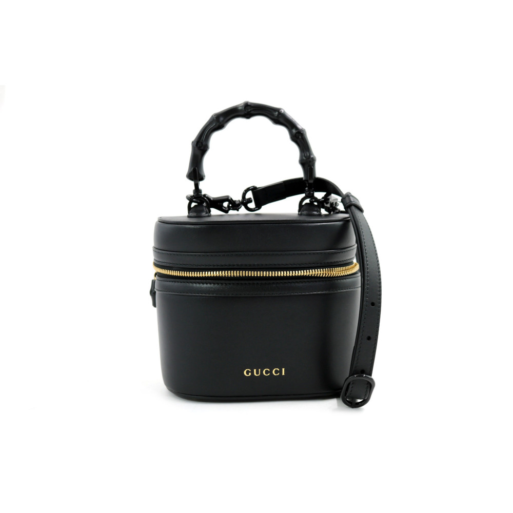 Gucci Vanity Bamboo Pelle Nera