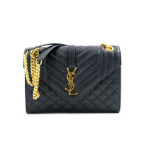 Saint Laurent Envelope Pelle Nera