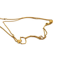 Dior Collana Doppia Petit CD Metallo Oro