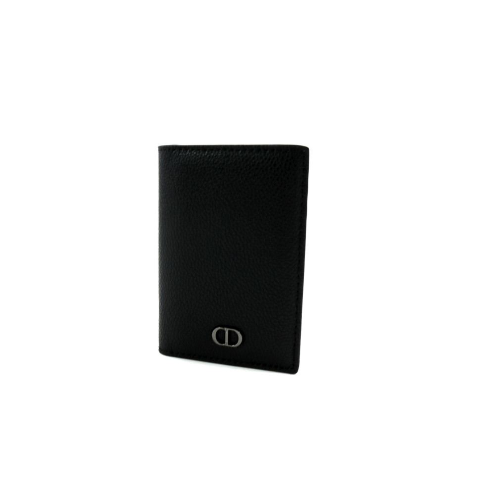 Dior Portacarte Bi-Fold Pelle Nera