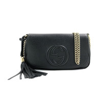 Gucci Soho Long Flap Pelle Nera