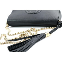 Gucci Soho Long Flap Pelle Nera