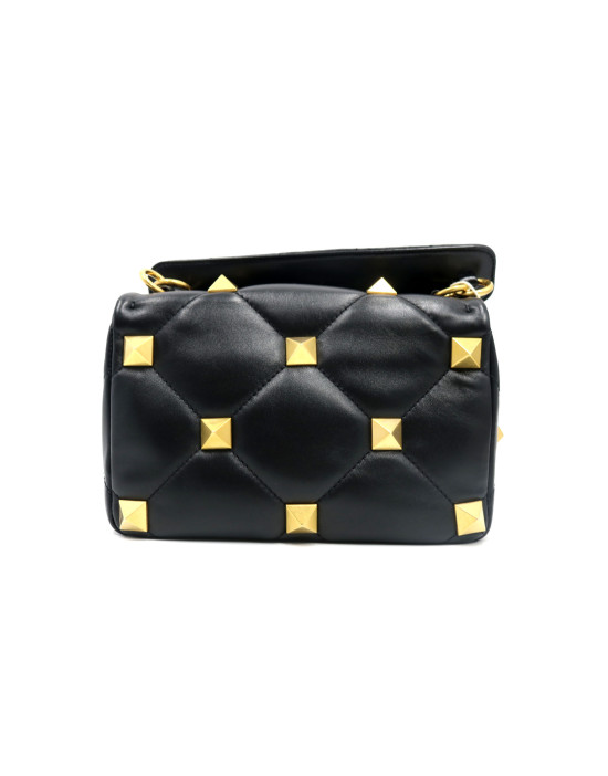 Valentino Roman Stud Pelle Nera