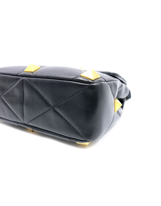 Valentino Roman Stud Pelle Nera