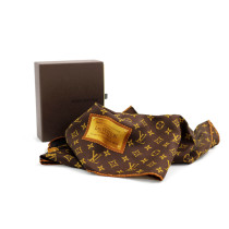 Louis Vuitton Foulard Seta Marrone