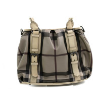 Burberry Shopping North Field Tela Cerata Grigio Smoke Check