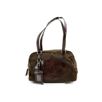 Prada Jacquard Tela Marrone