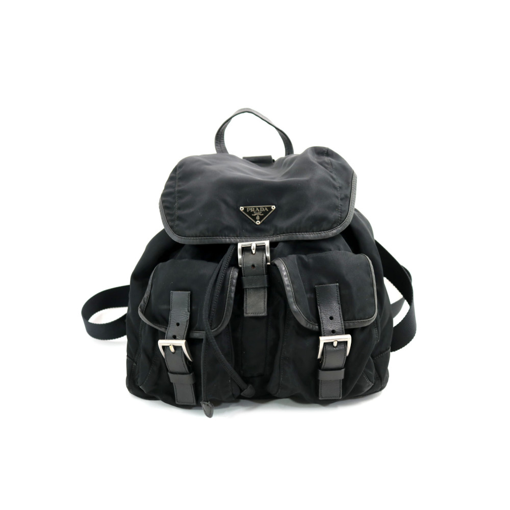 Prada Zaino Re-Nylon Medio Nylon Nero