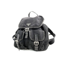 Prada Zaino Re-Nylon Medio Nylon Nero