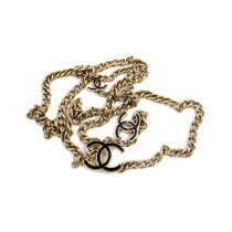 Collier Ceinture Chanel Acier Or