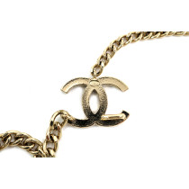 Collier Ceinture Chanel Acier Or
