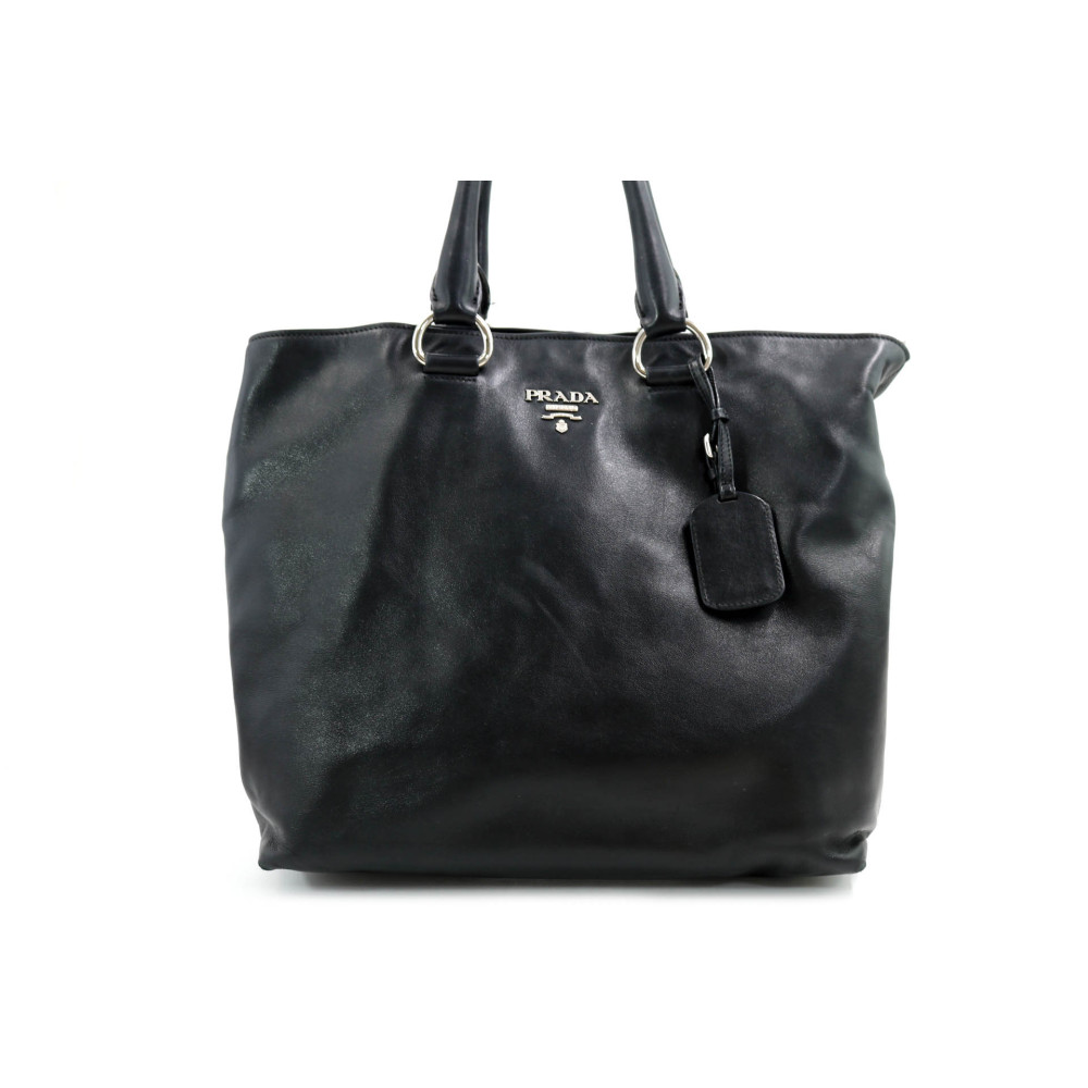Prada Shopping Pelle Nera