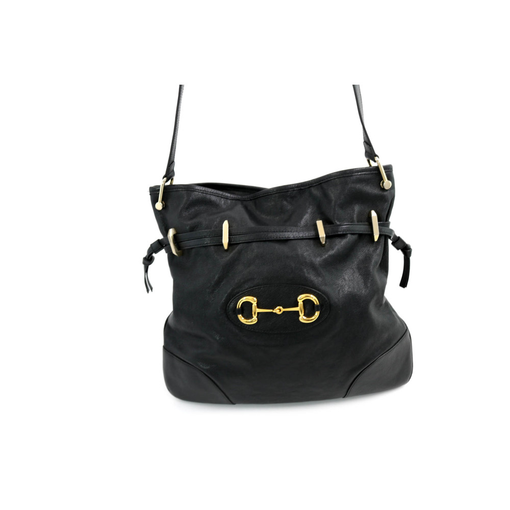 Gucci Horsebit Pelle Nera