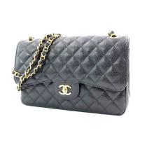 Chanel Jumbo Pelle Caviar Nera
