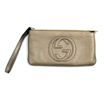 Gucci Pochette Soho Pelle Martellata Bronzo